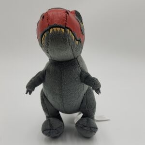 JW Gray and Red‎ Dinosaur Plush Toy
